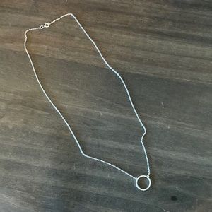 A New Day Diamond Circle Necklace